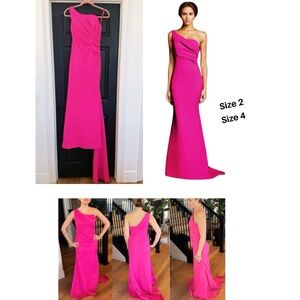 Pink ZAPAKA Bridesmaid Dresses - “Fuchsia”